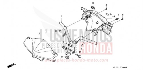 STEERING HANDLE/HANDLE COVER SCV100F5 de 2005
